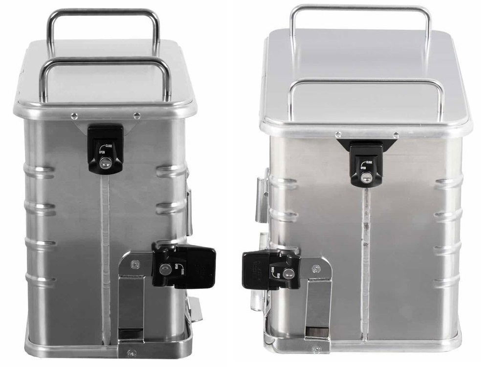 Hepco en Becker zijkofferset Alu Box Enduro - HE610076-610075